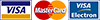Visa, Mastercard y Visa Electron